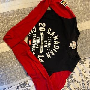Long sleeve Team Canada Tshirt from Sochi Olympics